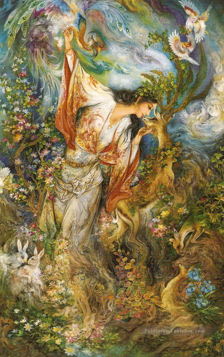 MF miniatures contes de fées 12 Peintures à l'huile